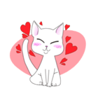 White Cat Lady（個別スタンプ：5）