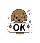 Life of the dachshund（個別スタンプ：10）
