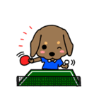 Life of the dachshund（個別スタンプ：16）