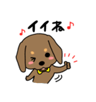 Life of the dachshund（個別スタンプ：23）