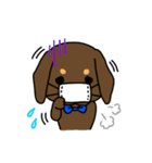 Life of the dachshund（個別スタンプ：35）