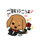 Life of the dachshund（個別スタンプ：38）