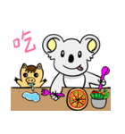 Koala meets Pig ！！（個別スタンプ：8）