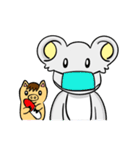 Koala meets Pig ！！（個別スタンプ：16）