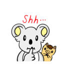 Koala meets Pig ！！（個別スタンプ：18）
