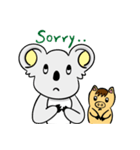 Koala meets Pig ！！（個別スタンプ：19）