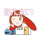 Mama with Car（個別スタンプ：4）