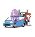 Mama with Car（個別スタンプ：5）