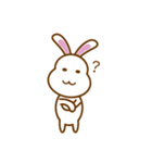 White Mochi Rabbit（個別スタンプ：4）