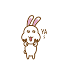 White Mochi Rabbit（個別スタンプ：12）