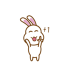 White Mochi Rabbit（個別スタンプ：14）