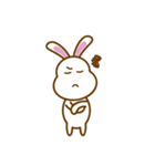 White Mochi Rabbit（個別スタンプ：17）