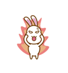 White Mochi Rabbit（個別スタンプ：24）