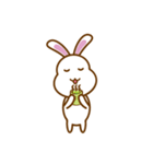 White Mochi Rabbit（個別スタンプ：31）