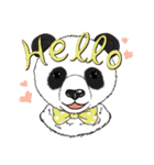 Encouragement wording with animal faces（個別スタンプ：2）