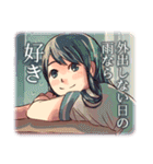 時にはガールな《感傷》スタンプ（個別スタンプ：1）