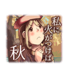 時にはガールな《感傷》スタンプ（個別スタンプ：26）
