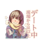 時にはガールな《感傷》スタンプ（個別スタンプ：32）
