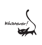 black cat talk（個別スタンプ：4）