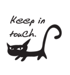 black cat talk（個別スタンプ：7）