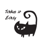 black cat talk（個別スタンプ：9）