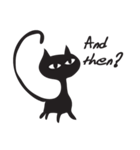 black cat talk（個別スタンプ：10）