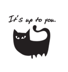 black cat talk（個別スタンプ：15）