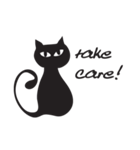 black cat talk（個別スタンプ：17）