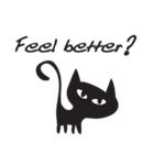black cat talk（個別スタンプ：18）