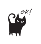 black cat talk（個別スタンプ：24）