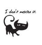 black cat talk（個別スタンプ：26）
