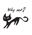 black cat talk（個別スタンプ：36）