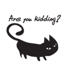 black cat talk（個別スタンプ：38）