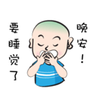 No hair boy（個別スタンプ：7）