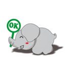 Small gray elephant（個別スタンプ：5）