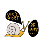 Snail @slow life.（個別スタンプ：6）