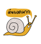 Snail @slow life.（個別スタンプ：10）