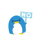 The penguin not speaks（個別スタンプ：4）