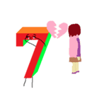 ただの7です。（個別スタンプ：18）