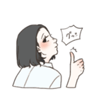 脱力系 女子（個別スタンプ：9）