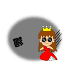 キラキラお姫様スタンプ（個別スタンプ：22）