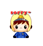 Q Firefighter（個別スタンプ：3）