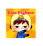 Q Firefighter（個別スタンプ：12）