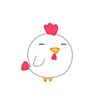 cute fat chicken（個別スタンプ：14）