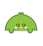 Green Chubby Chicken（個別スタンプ：13）