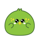 Green Chubby Chicken（個別スタンプ：15）