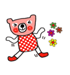 Polka Bear in October（個別スタンプ：2）