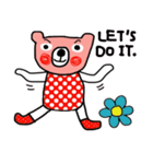 Polka Bear in October（個別スタンプ：9）