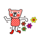 Polka Bear in October（個別スタンプ：20）