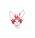 Pink haired rabbit（個別スタンプ：16）